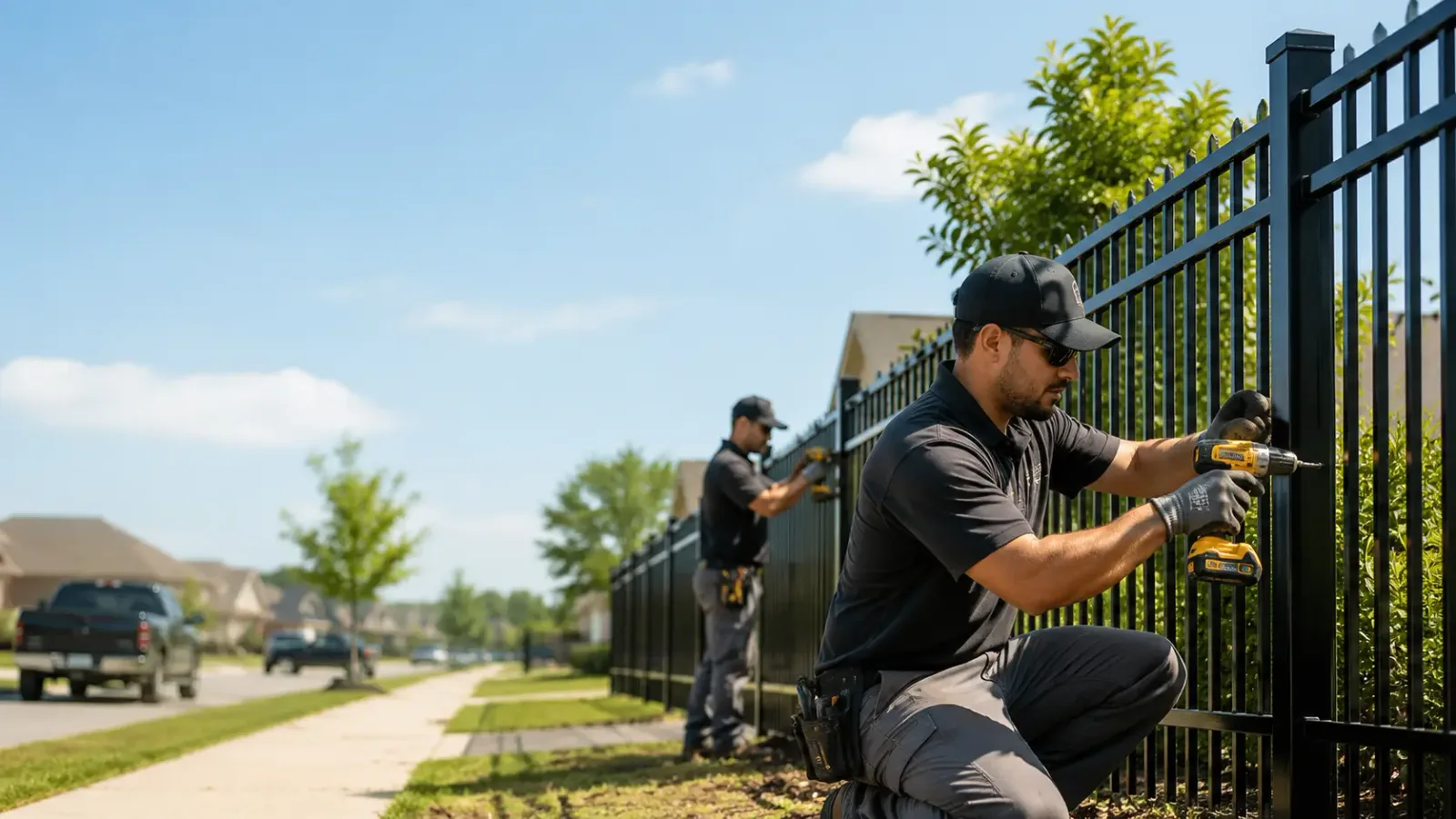 Metal Fence Installation in Coupland, TX